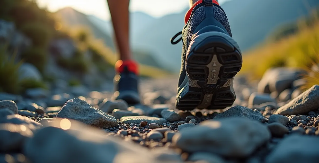 Analyse technique détaillée de la foulée en trail de montagne